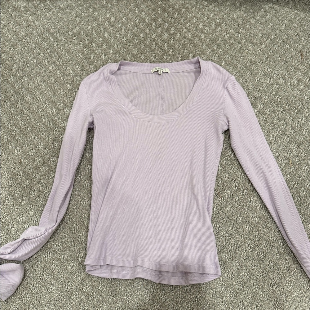 Z Supply Lilac Long Sleeve Women's Top